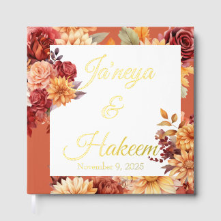 Autumn Floral Wedding Gastenboek