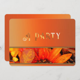 Autumn Florals uitnodiging