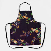 Autumn Flower and Leaf, Japans design Schort (Voorkant)