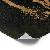 Autumn Flower & Tree 1884 Japanse sierkunst Poster (Hoek)