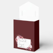 Autumn Flowers Lijst Bedankdoosjes (Geopend)