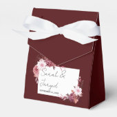 Autumn Flowers Lijst Bedankdoosjes (Voorkant Zijde)