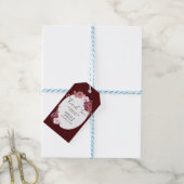 Autumn Flowers Lijst Cadeaulabel (Met Touw)