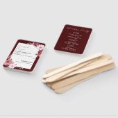 Autumn Flowers Lijst Handwaaier (Niet-gemonteerd)