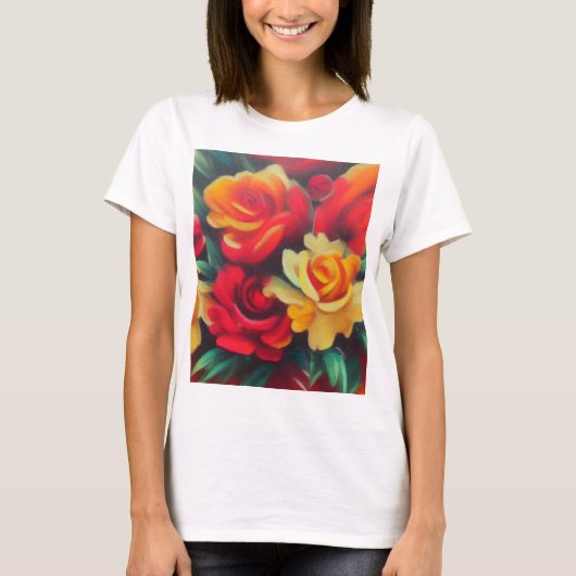 Autumn Flowers T-shirt (Voorkant)