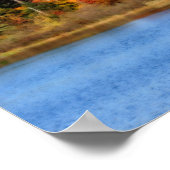 Autumn Foliage Pond Orton Effect Poster (Hoek)