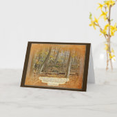 Autumn Forest George Washington Carver Quotation Kaart (Gele Bloem)