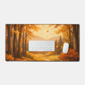 Autumn Forest Illustration Mouse Pad (Clavier et souris)