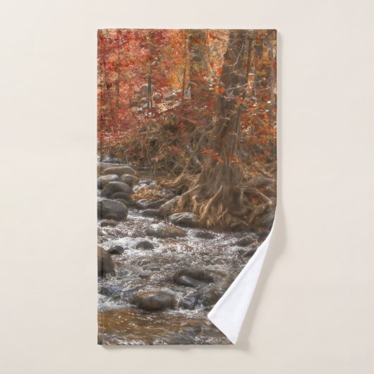 AUTUMN FOREST RIVER SEDONA ARIZONA (Serviette à main)