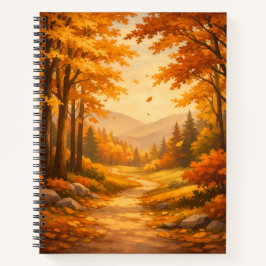 Autumn Forest Spiral Notebook Notitieboek