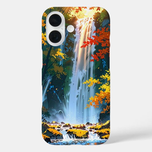 Autumn Forest Waterfall Case-Mate iPhone Case (Achterkant)