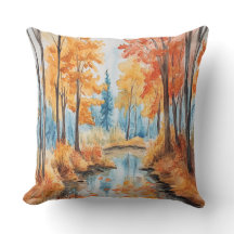 Autumn Forest Waterverf Art