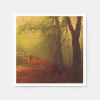Autumn fox Papier servet