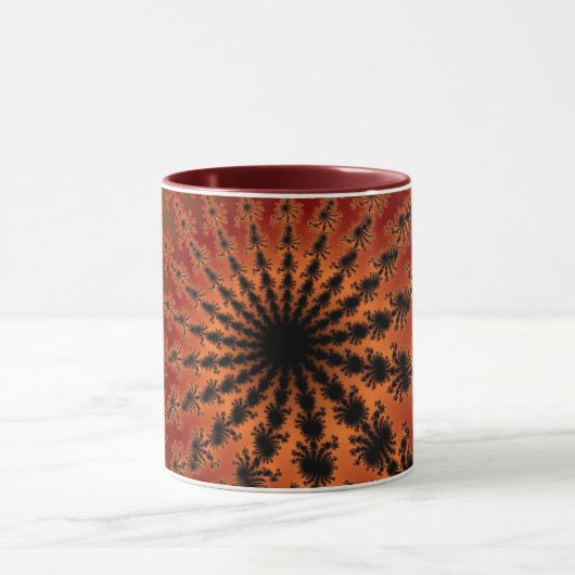 Autumn Fractal Burst Mok (Midden)