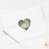 Autumn Fractal Tree Hart Sticker (Envelop)