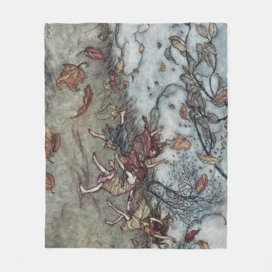 Autumn Fun Fleece Deken (Voorkant)