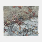 Autumn Fun Fleece Deken (Voorkant (Horizontaal))