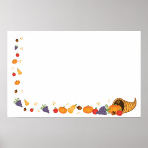 Autumn Fundraiser Poster 11x17 Landscape
