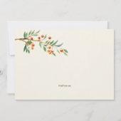 Autumn Garden Uitnodiging (Achterkant)