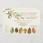 Autumn Garden Uitnodiging (Voorkant / Achterkant)