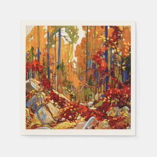 Autumn Garland, kleuren van de herfst; Servet