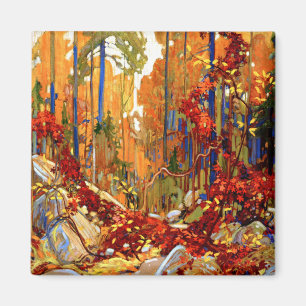 Autumn Garland, prachtig schilderij van Tom Thomso Magneet