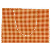Autumn Gingham Thanksgiving Groot Cadeauzakje (Achterkant)