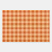 Autumn Gingham Thanksgiving Inpakpapier Vel (Voorkant)