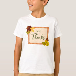 Autumn Gingham Thanksgiving Kind T-shirt
