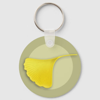 Autumn Ginkgo Leaf Sleutelhanger