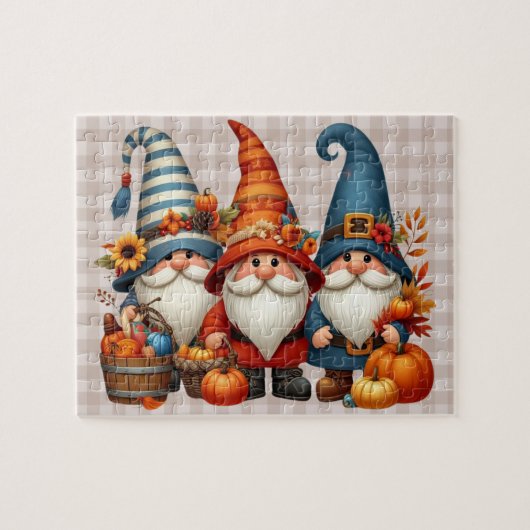 Autumn Gnomes Puzzel (Horizontaal)