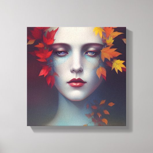 Autumn Goddess Canvas Print (Voorkant)