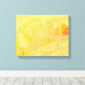 Autumn Gold Canvas (Insitu (Houten vloer))