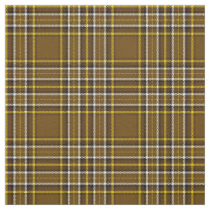 Autumn gold plaid, met gouden/witte/zwarte streep stof