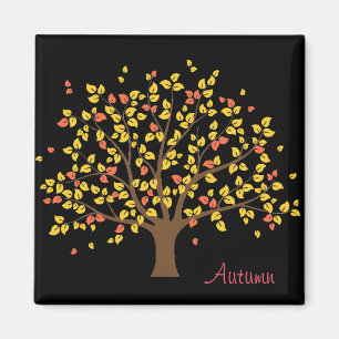 Autumn Gold Tree Magnet Magneet