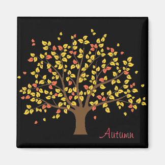 Autumn Gold Tree Magnet Magneet