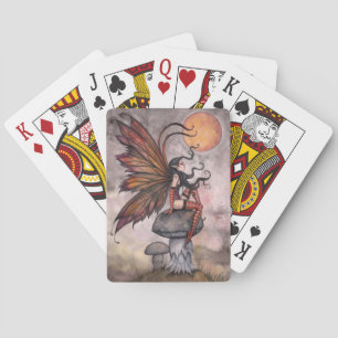 Autumn Gothic Fairy Fantasy Art-speelkaarten Pokerkaarten
