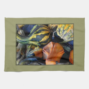 'Autumn Gourds' Kitchen Towel Theedoek