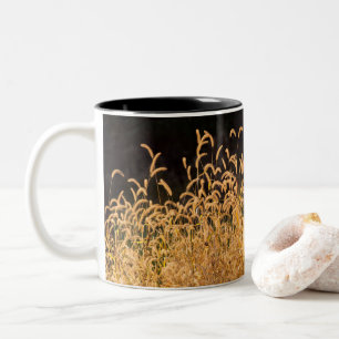Autumn Grasses Tweekleurige Koffiemok