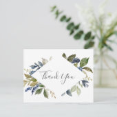 Autumn Greenery Dank u Briefkaart (Staand voorkant)