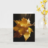 Autumn Greetings Kaart (Gele Bloem)