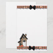 Autumn Halloween Briefpapier (Voorkant / Achterkant)