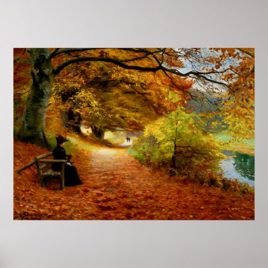 Autumn - Hans Andersen Brendekilde Poster (Voorkant)