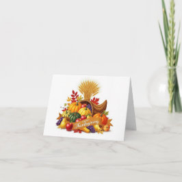 Autumn Harvest Blessings — Thanksgiving Card Bedankkaart