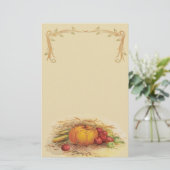 Autumn Harvest Briefpapier (Staand voorkant)