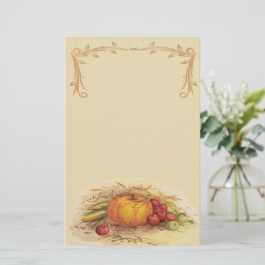 Autumn Harvest Briefpapier (Staand voorkant)