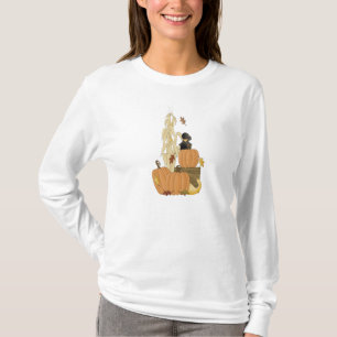 Autumn Harvest Cornstalks en Pumpkins T-shirt
