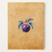 Autumn Harvest Fruit Art met aangepaste tekst Planner (Achterkant)