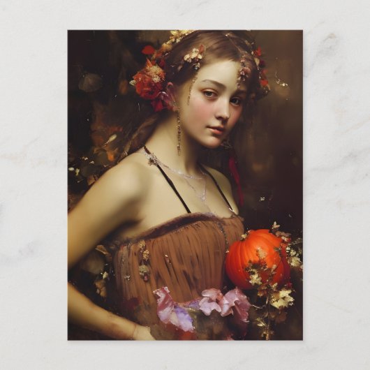 Autumn Harvest Goddess Briefkaart (Voorkant)