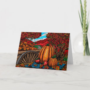 Autumn Harvest Greeting Card Kaart